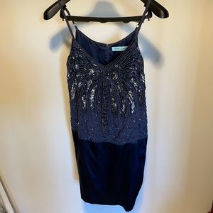 Guess, spaghetti strap, sequence party dress!